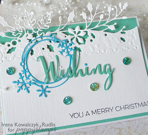 Wykrojnik - Poppystamps - Wishing Script