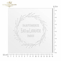 Maska / szablon 16x16cm - ST0192 lawenda