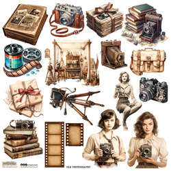 Naklejki papierowe - ScrapLove - Old Photography 1