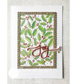 Stempel polimerowy - Julie Hickey - Jolly Holly Christmas ostrokrzew