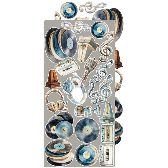 Zestaw dodatków do scrapbookingu - Craft o'clock - Melody of My Soul - Melody