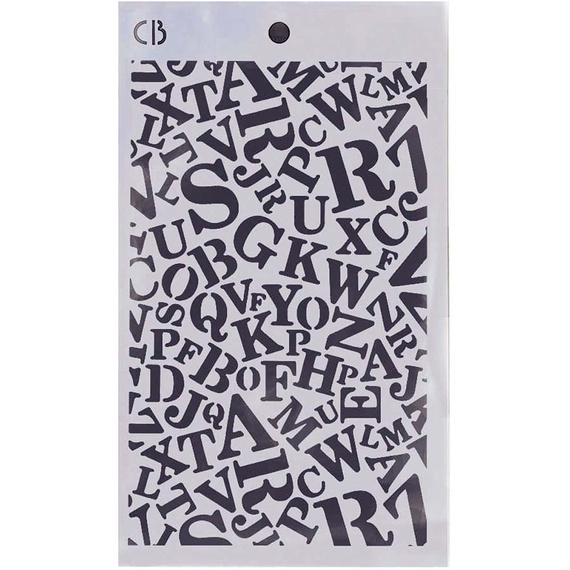 Szablon Mixed Media Triple Layer Stencil LaMania 3 wzory - Ciao Bella - Zestaw 6