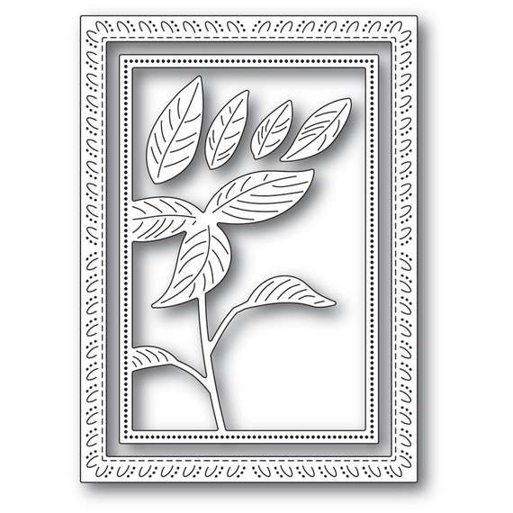 Wykrojnik - Memory Box - Simple Poinsettia Frame ramki poinsecja