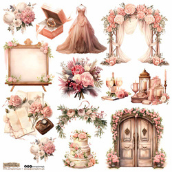 Naklejki - ScrapLove - Wedding Cozy 1