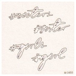 Tekturka Brush art script - #sisters SC