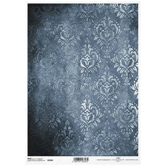Papier ryżowy do decoupage ITD-R1941 damask