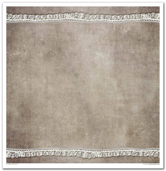 Zestaw papierów do scrapbookingu 30x30 - Linen & Lace