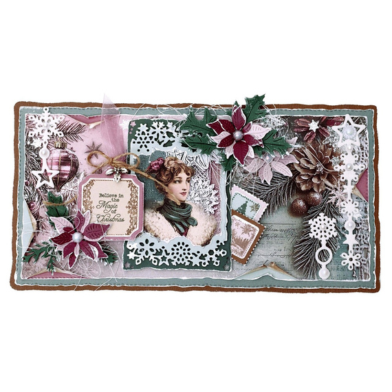 Zestaw papierów do scrapbookingu 20x20 - StudioLight - Christmas Blush