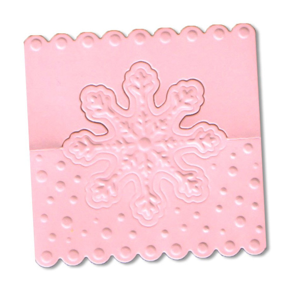 Wykrojnik - Joy!Crafts - śnieżynka 6002/0393 winietka z płatkiem śniegu karnet
