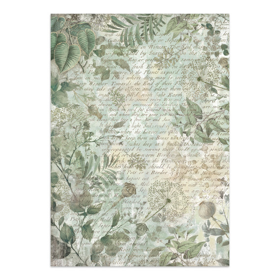 Zestaw papierów, naklejek i elementów Junk Journal - Herbarium Silvae - Stamperia