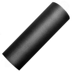 Tiul dekoracyjny na rolce - 15cm / 9m 010 czarny