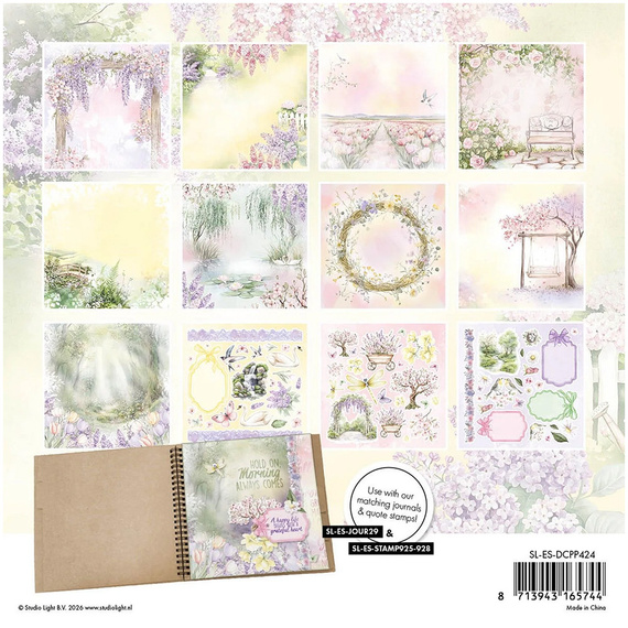 Zestaw papierów do scrapbookingu 20x20 - StudioLight - Pastel Blossom