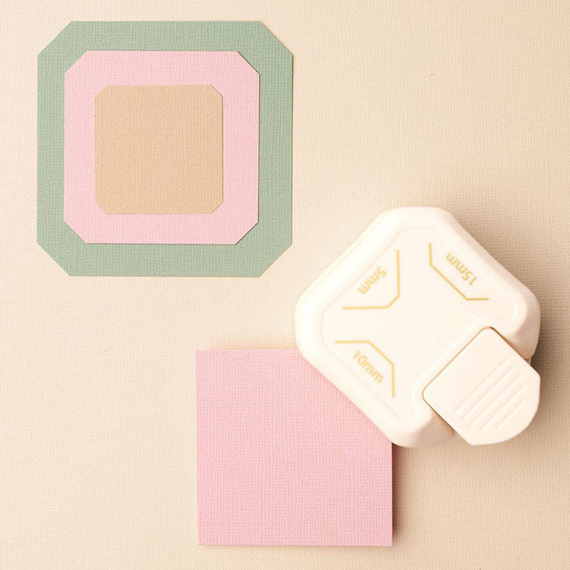 Dziurkacz ozdobny narożnikowy 3w1 - 5mm, 10mm, 15mm - Vaessen Creative