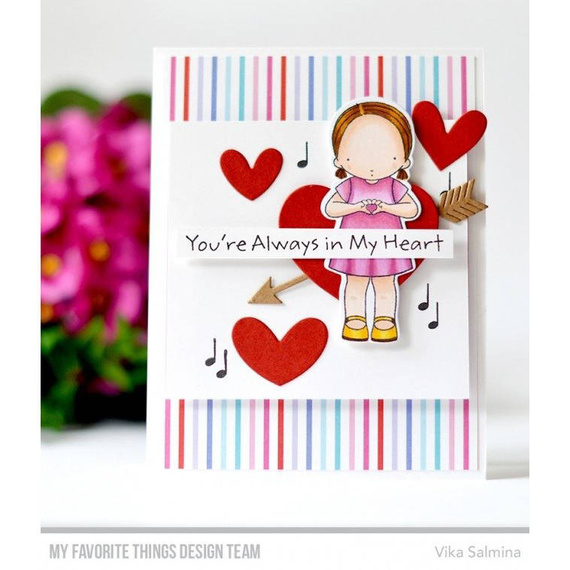 Wykrojnik - Die-namics - Straight from the Heart - serce przebite strzałą