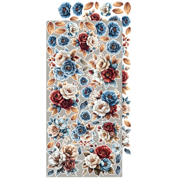 Zestaw dodatków do scrapbookingu - Craft o'clock - Mindfulness Time - Flowers