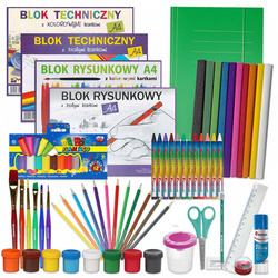 Wyprawka szkolna - zestaw XXL 18 elementów