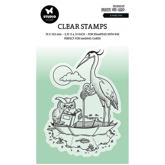 Stempel przezroczysty - StudioLight - A wise owl sowa