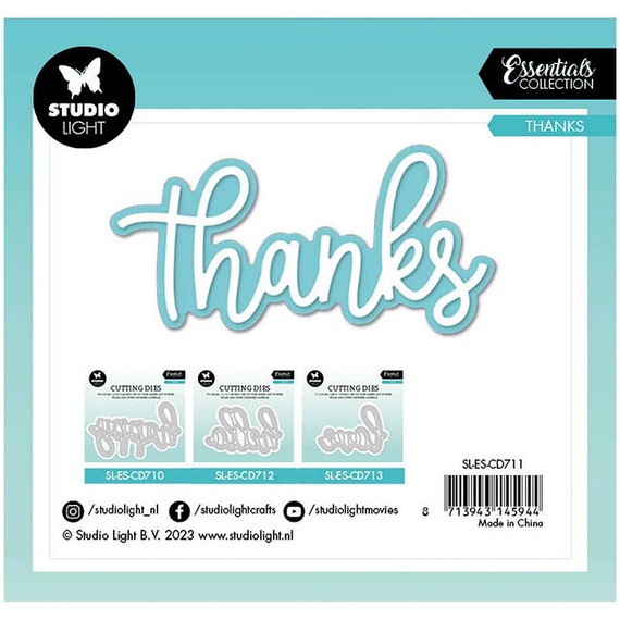 Wykrojnik - StudioLight - Thanks