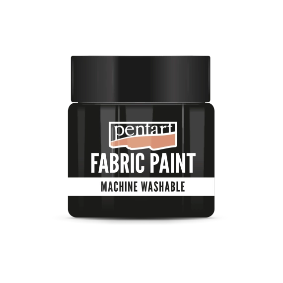 Farba do tkanin - Pentart - czarna 50ml