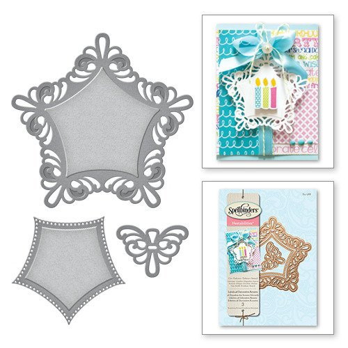 Wykrojnik - Spellbinders - Labels 48 Deco Accents ramka ornament