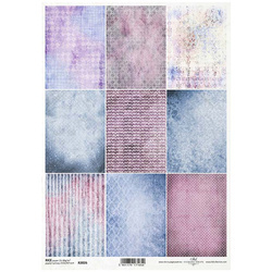 Papier ryżowy do decoupage ITD-R2026 tła, tapety, wzorki, paski, kropki