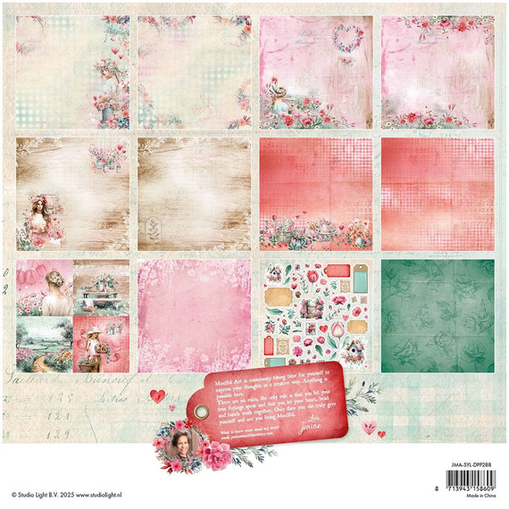 Zestaw papierów do scrapbookingu 30,5x30,5 - Studio Light - Sending You Love