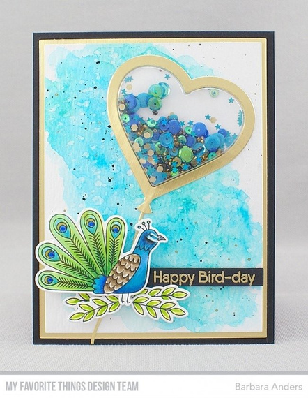 Stempel - My Favorite Things - Playful Peacock - paw pawie