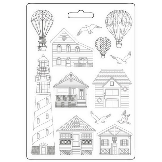 Foremka do odlewów 21x29,7 - Stamperia - Sea Land domki