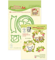 Wykrojnik + stempel - Leane - Wreath with pets wianek zwierzęta