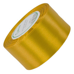 Wstążka satynowa złota 50mm - 32mb