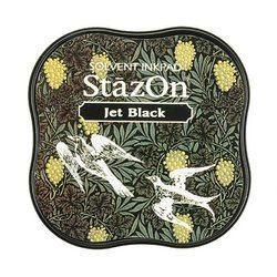 Tusz Midi StazOn - Jet Black - czarny, 370030