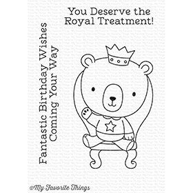 Stempel - My Favorite Things - Royal Friend miś król