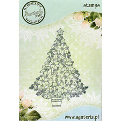 Stempel polimerowy - Christmas Time - Choinka - Agateria