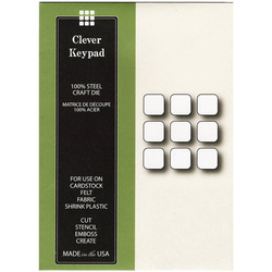 Wykrojnik - Poppystamps - Clever Keypad 1387 klawiatura