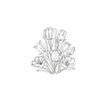 Stempel polimerowy - Tulipany - Agateria