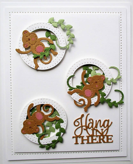 Wykrojnik - Creative Expressions - Cheeky Monkey / małpka