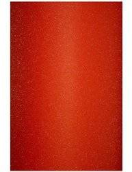 Papier brokatowy samoprzylepny A4 czerwony 150g - 1szt