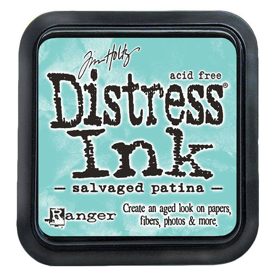 Tusz Distress Ink Pad - Ranger - Tim Holtz - Salvaged patina