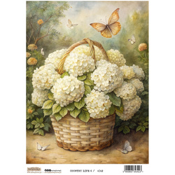 Papier ryżowy A4 - Scraplove - Wiejskie Życie - Country Life 6