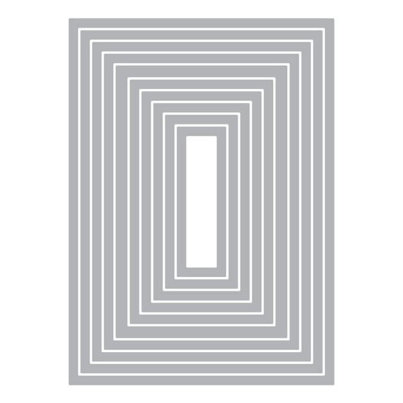 Wykrojnik Sizzix Framelits - Rectangles #2 658610 prostokąty