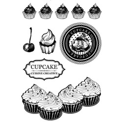 Stempel A6 - Carabelle Studio - Cupcake babeczki