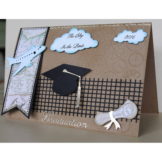 Wykrojnik - Cheery Lynn - napisy Graduation B578