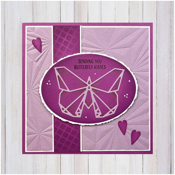 Folder do embossingu - Nellie's Choice - EF3D92 origami stars