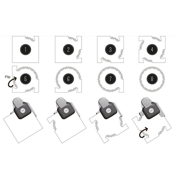 Dziurkacz ozdobny Serwetka - Vaessen Creative