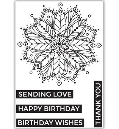 Stempel polimerowy - Julie Hickey - Mandala