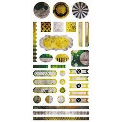 Naklejki elementy 15x30 - Paint Chips - 7 Dots Studio