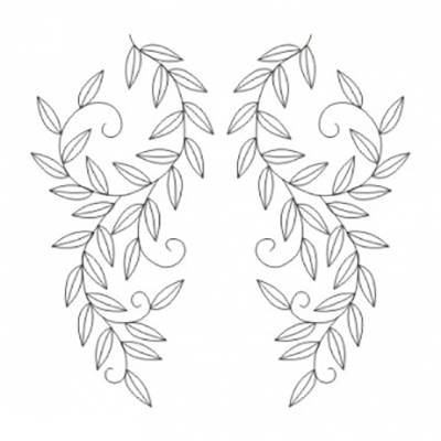 Stempel polimerowy - Gałązki wierzby 2szt - Agateria