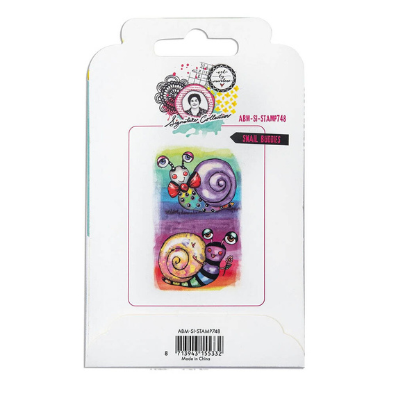 Stempel gumowy - Studio Light - Snail buddies ślimaki