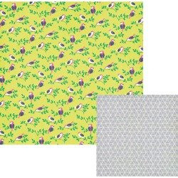 Papier do scrapbookingu 30x30 - We R Memory - Flower Girl - Finch