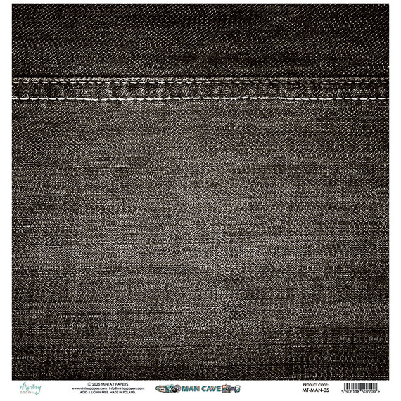 Papier do scrapbookingu 30x30 - Mintay - Man Cave 05